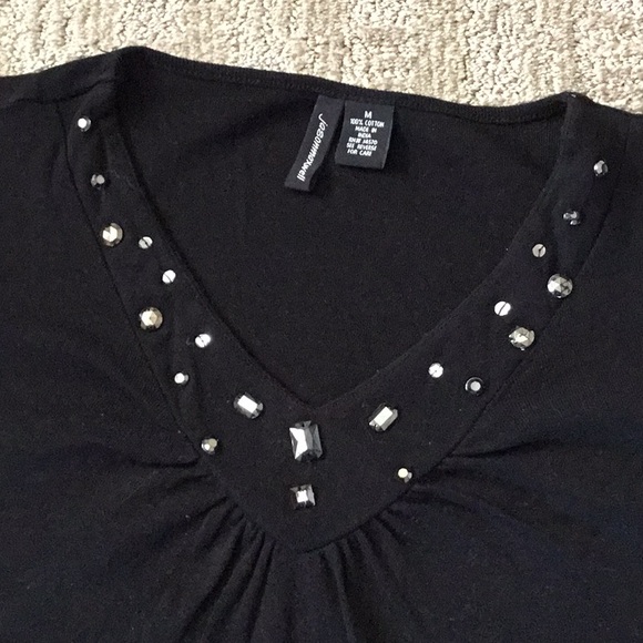 Jasonmaxwell black bling Tee size M - Picture 2 of 4